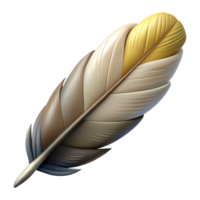 impressive artistic A majestic bald eagle feather, detailed texture and subtle color variations. Soft, diffused lighting detailed png