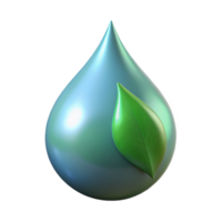 serene rustic A single, perfect raindrop falling from a leaf, reflecting the surrounding forest. Macro photography, soft lighting exclusive png
