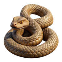 dramatic rustic A coiled rattlesnake, intricate scale details, with its rattle slightly raised. Dramatic lighting, realistic style detailed png