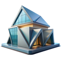 stunning modern A sleek, modern museum, sharp lines and geometric shapes, cool, neutral lighting, architectural rendering exclusive png