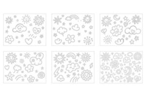 Hand-Drawn Arrow Line and Brush Set Grunge Scribble, Spiral, and Sketch Elements vector