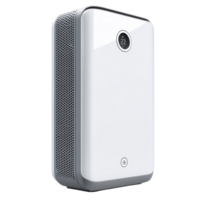 Modern air purifier with sleek design and digital display for clean air clip art on a transparency background png