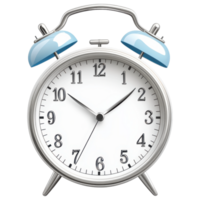 Digital alarm clock with blue bells and transparency background clip art on a transparency background png