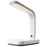 High tech smart bedside lamp with adjustable brightness and sleek design clip art on a transparency background png