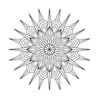 light sun Ornamental mandala with floral pattern islamic design vector