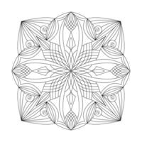 Ethnic royal circle pattern abstract mandala design vector