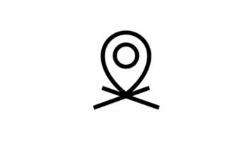 Modern Location - location and navigation motion design video
