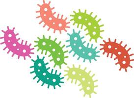 Germs icon isolated on white background vector