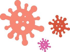 Bacteria and virus icon isolated on white background. Probiotic bacteria and virus, germ and microbe, microorganism vector