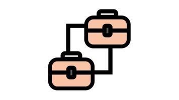 teamwork symbol - Agile, teamwork and project management icon video