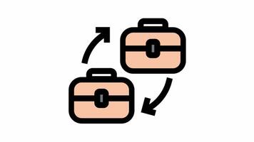 Agile symbol - Agile, teamwork and project management icon symbol video