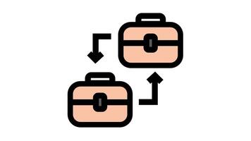 Agile and teamwork symbol - Agile, teamwork and project management icon symbol. video