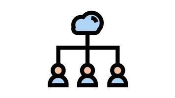 teamwork symbol - Agile, teamwork and project management icon symbol video