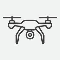 drone-icon line art vector