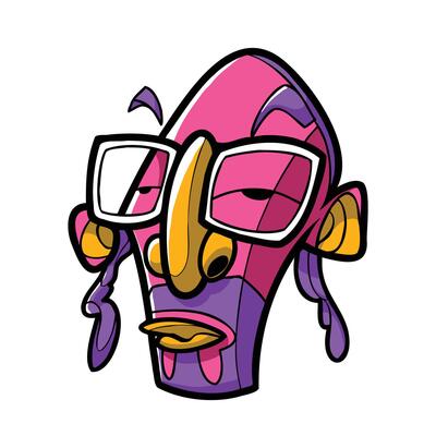 Relax Coll Cool Graphic Head Illustration Graffiti Street art