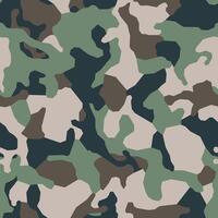 Light green seamless camouflage pattern. Army background, military spot camo printing on fabric texture vector