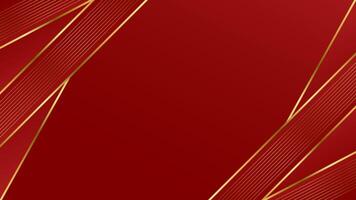 Elegant red and gold geometric luxury background. Abstract wallpaper. Suitable for templates, banners, covers, posters, presentations, awards, sales, ads, web and pages vector