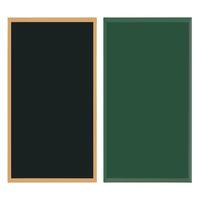Blackboard and Chalkboard Empty for Message Writing and Drawing vector