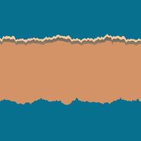 Torn Paper with Blue and Brown Color Scheme Abstract Background Design vector