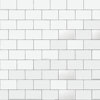 Clean White Subway Tile Wall Background Texture vector