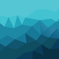 Abstract Teal and Dark Blue Geometric Polygon Background Design vector