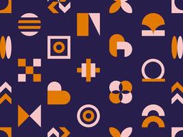 Geometric Shapes Pattern Design vector