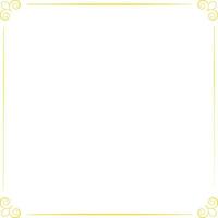 Elegant Golden Frame Border Design for Certificates Invitations or Announcements vector