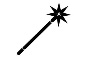 A magic Wand with Star Tip Illustration vector
