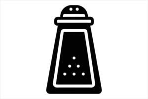Simple Illustration of a Salt Shaker vector