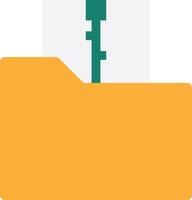 Reminder Zip File Document vector