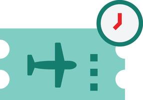 Flight Travel Schedule Reminder vector