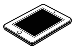 Illustration of a Tablet Computer vector