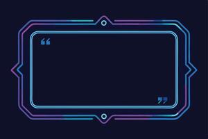 Futuristic Speech Bubble Graphic Design vector