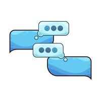 message with typing marks vector