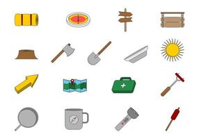 Journey Travel Design Element Set vector