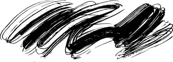 A dynamic, abstract black brushstroke design with fluid, sweeping lines creating a sense of movement and energy. vector