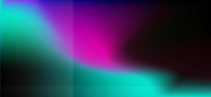 Black overlay background with holographic highlights in aquamarine and purple. Crumpled paper texture. background with pink reflections. vector