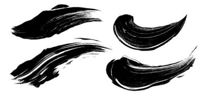 Expressive brushstrokes revealing the potential of monochrome art in captivating creative expressions vector