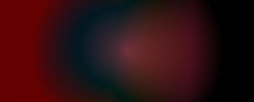 Background with trendy gradient and noise. Red and and black and blue colors. Glare from lenses, overlay texture. banner with dust and smooth color transition vector