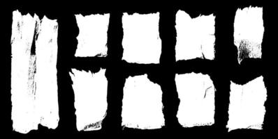Unraveled textures of torn paper capturing the essence of creativity and raw material charm in a minimalist style vector