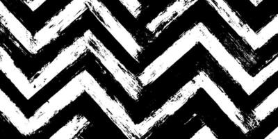 Bold Black and White Zigzag Pattern vector