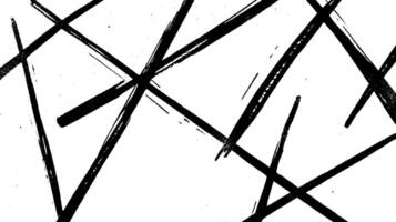 An abstract black and white pattern featuring intersecting lines and strokes, creating a dynamic and chaotic visual effect. vector