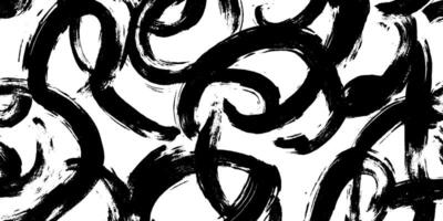 Dynamic Black and White Abstract Pattern vector