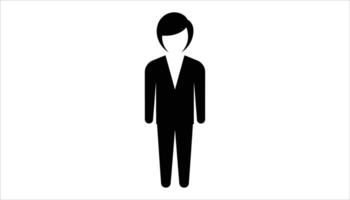 Business woman Icon vector