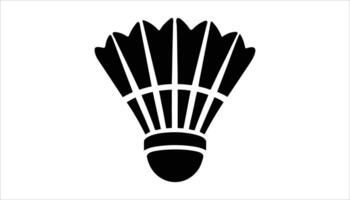 Shuttlecock Icon Minimalistic Design. vector