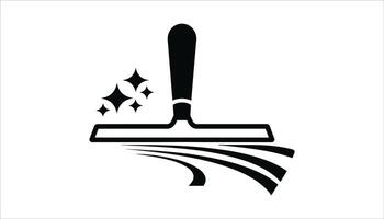 Cleaning Tool with Sparkle Effect. vector