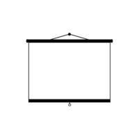 Projector screen icon Stock Image. vector