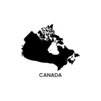 Canada Map Stock Image. vector