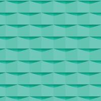 Geometric teal pattern with shadow vector