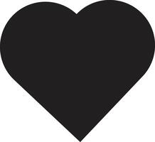 Black Heart Design vector